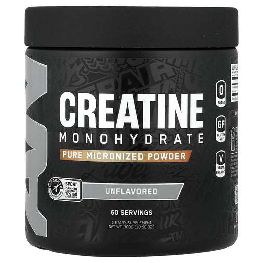 ABE Creatine Monohydrate Powder, Unflavored, 300g - Improve Strength & Endurance - Image 1