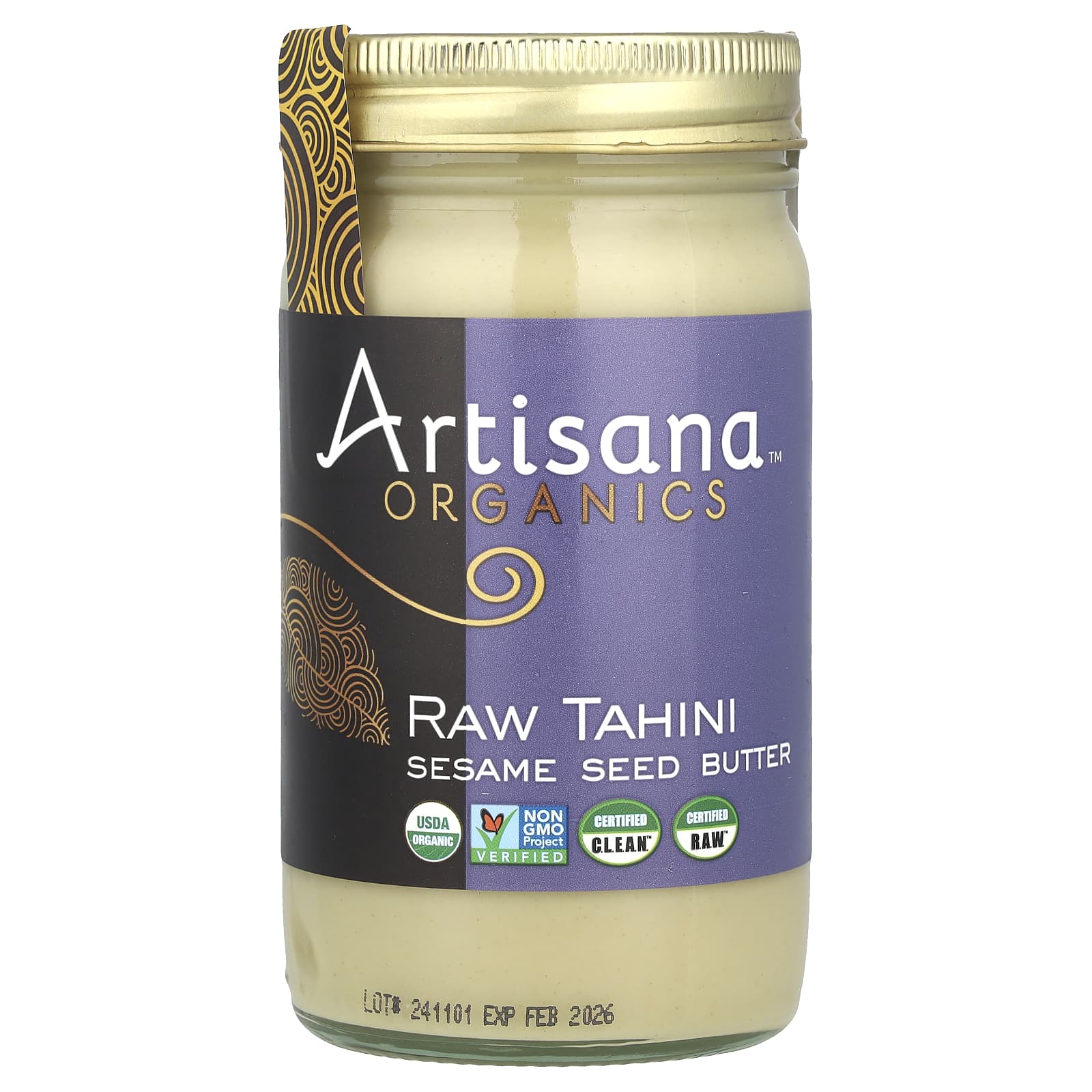 Raw Tahini by Artisana - USDA Organic Sesame Seed Butter - Image 1