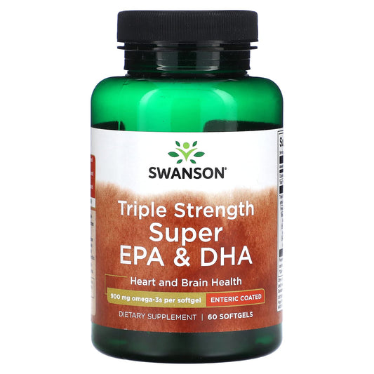 Swanson, Triple Strength Super EPA & DHA , 900 mg, 60 Softgels - Image 1