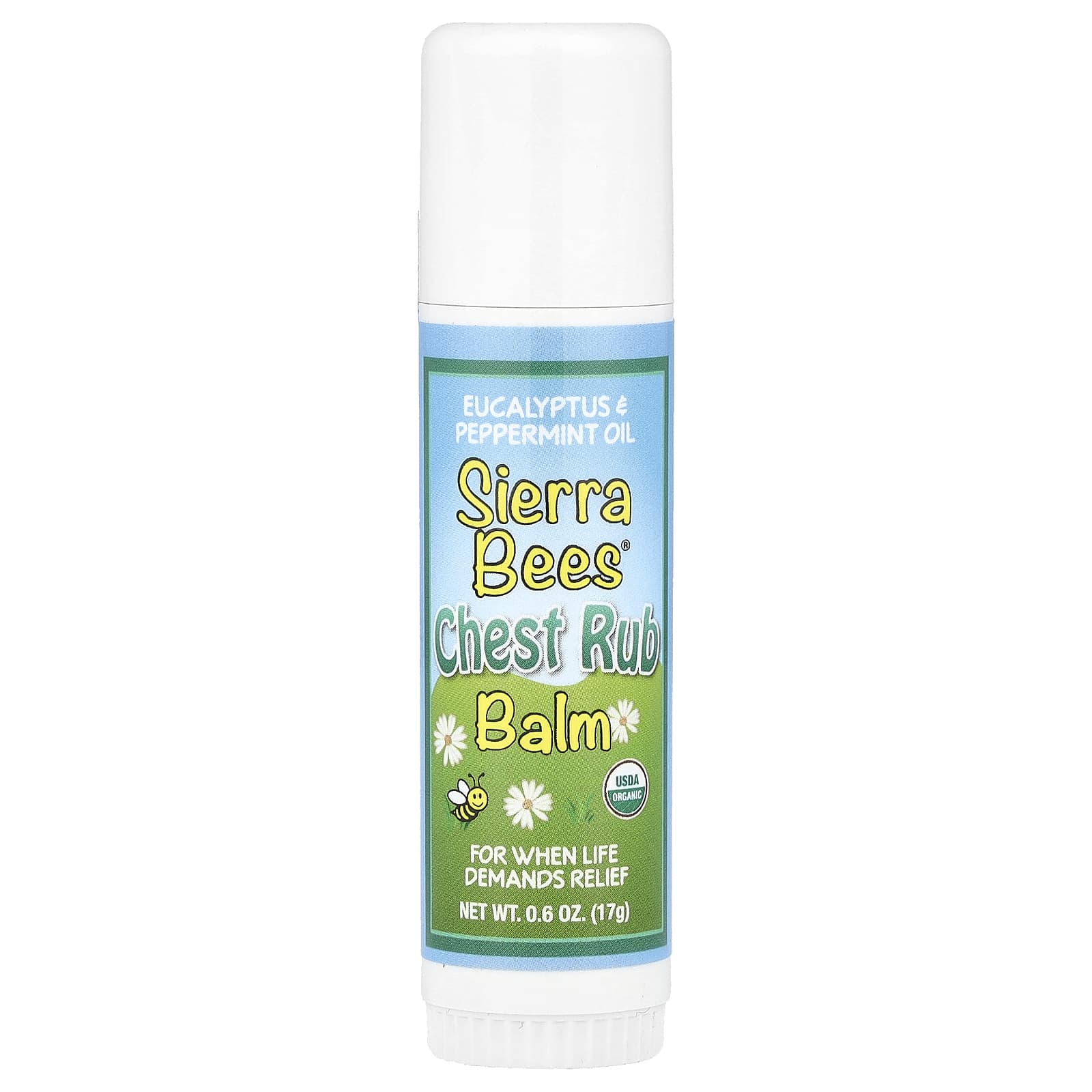 Relief for Congested Chests: Sierra Bees Eucalyptus & Peppermint Chest Rub Balm - Image 1
