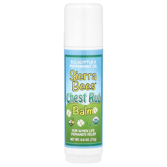 Relief for Congested Chests: Sierra Bees Eucalyptus & Peppermint Chest Rub Balm - Image 1