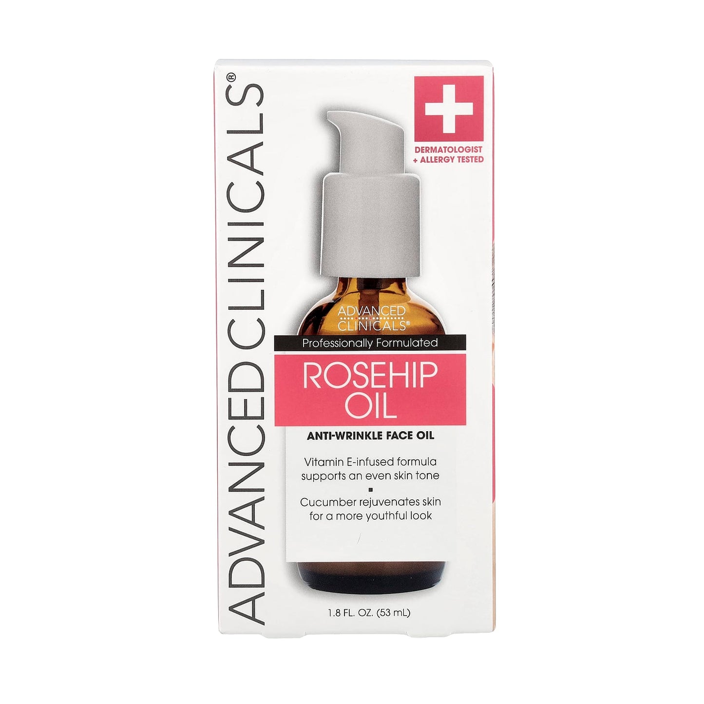 Rosehip Oil for Wrinkle-Free Skin by Advanced Clinicals, 1.8 fl oz - Image 2