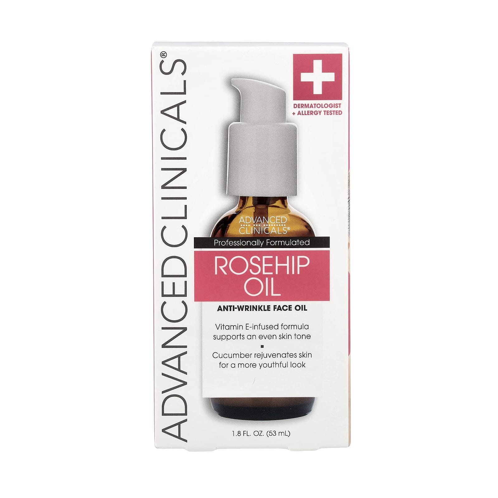 Rosehip Oil for Wrinkle-Free Skin by Advanced Clinicals, 1.8 fl oz - Image 2