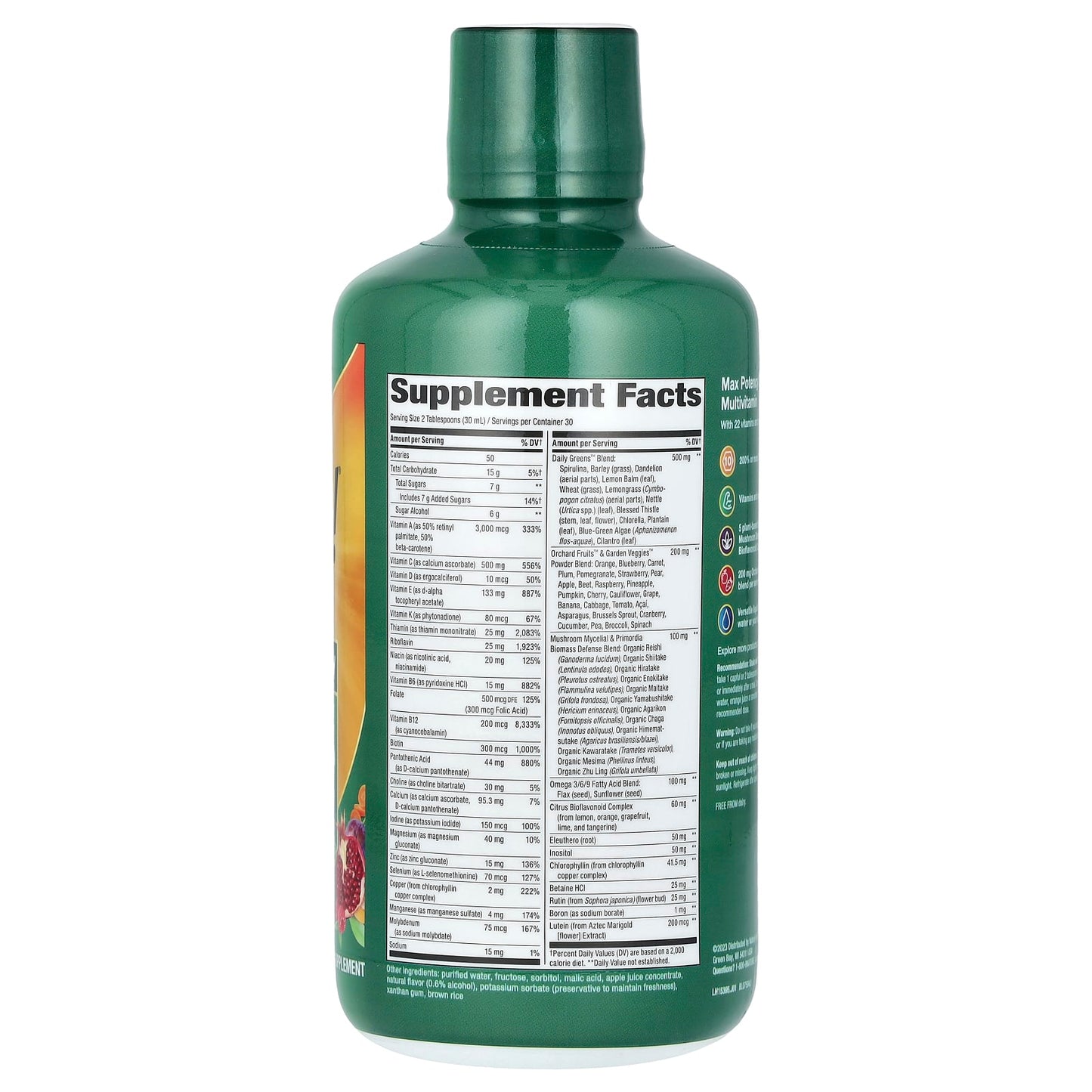 Nature's Way, Alive! Complete Liquid Multivitamin, Max Potency, Citrus, 30.4 fl oz (900 ml) - Image 2
