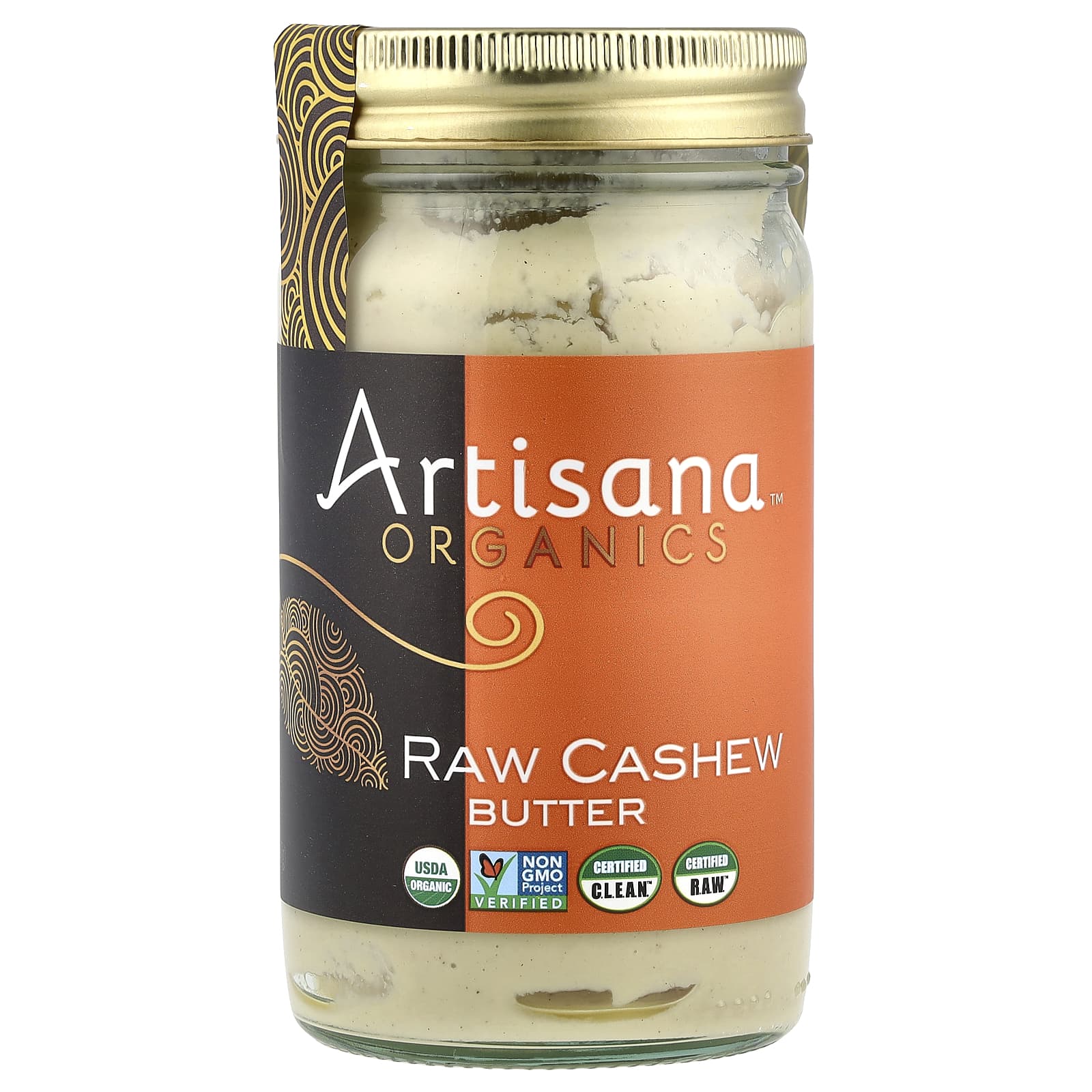 Raw Organic Cashew Butter by Artisana, Vegan & Paleo Friendly, 14 oz - Image 1