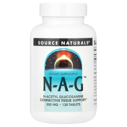 Source Naturals, N-A-G™, 500 mg, 120 Tablets - Image 1