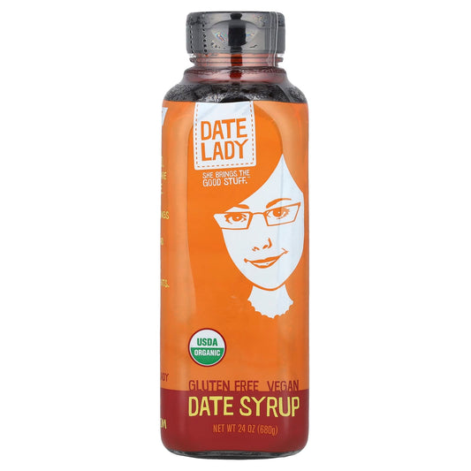 Date Lady Organic Date Syrup, 24 oz - USDA Certified - Image 1