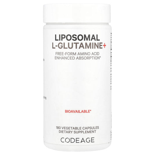Liposomal L-Glutamine Supplement for Enhanced Absorption by CodeAge - Image 1