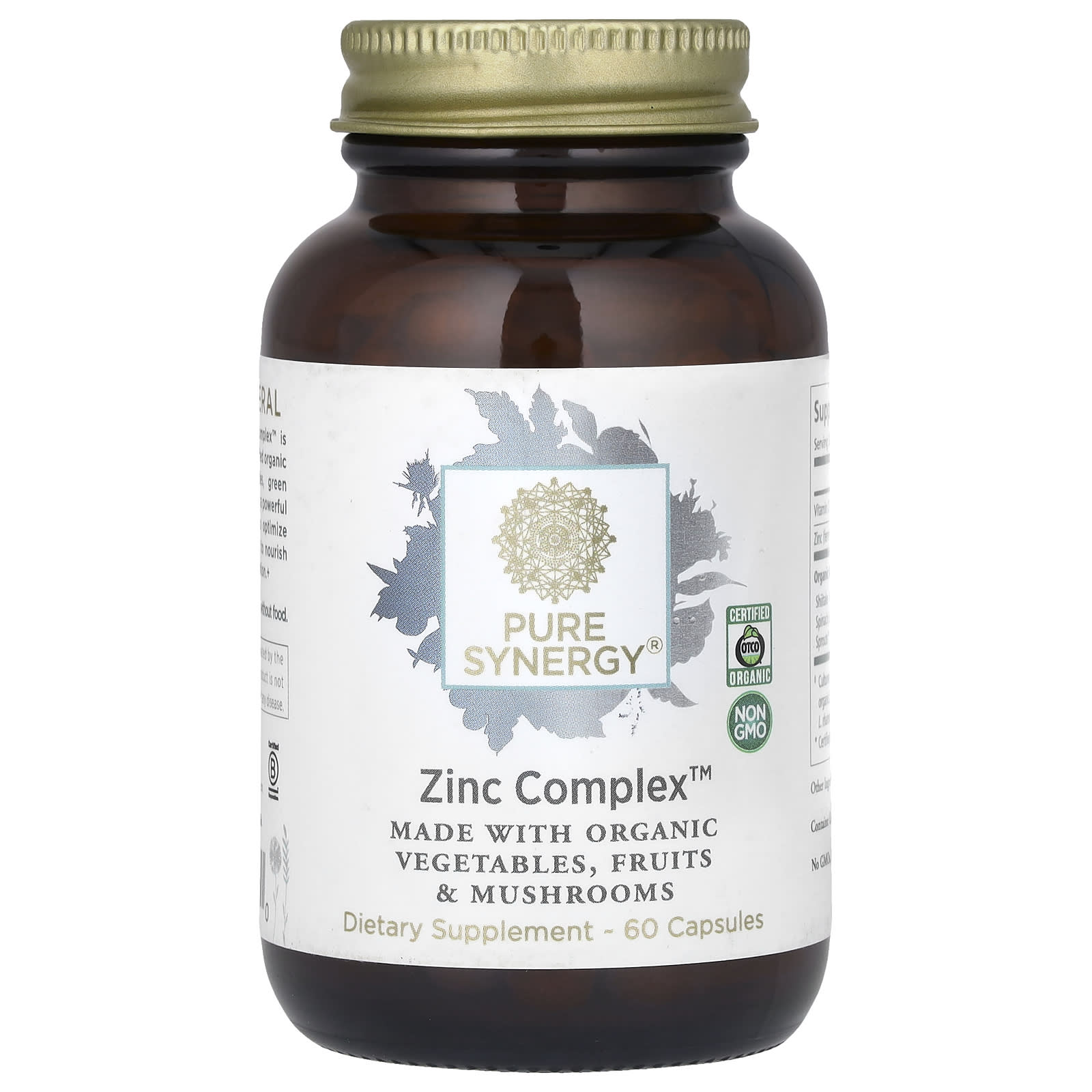 Pure Synergy, Zinc Complex, 60 Capsules - Image 1