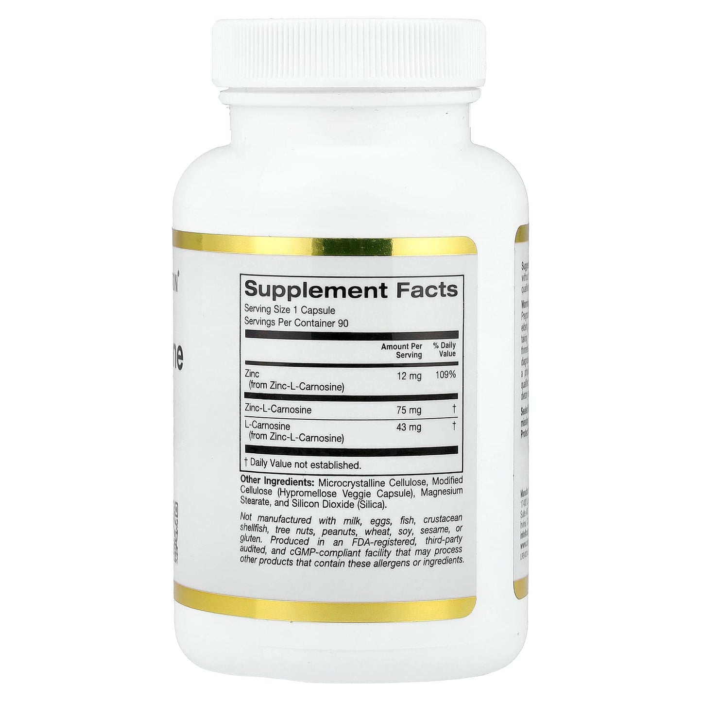 Zinc-L-Carnosine Complex for Gut Health | California Gold Nutrition - Image 2