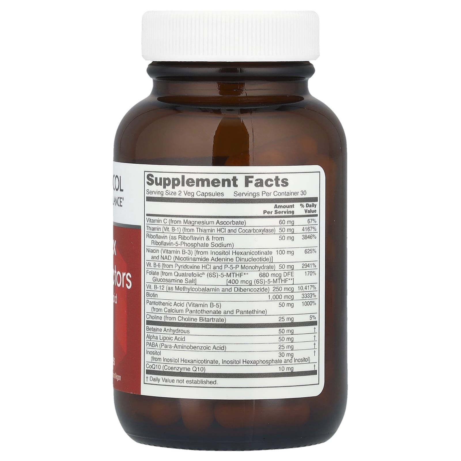 Protocol for Life Balance, B Complex Neuro Factors, 60 Veg Capsules - Image 2