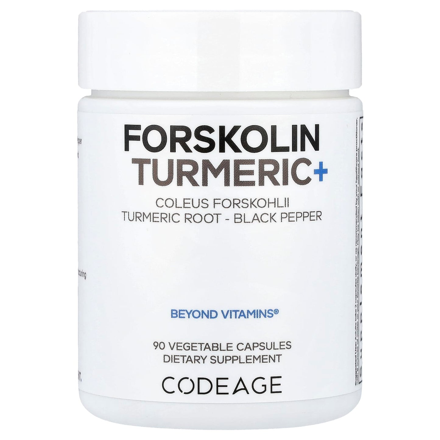 Codeage Forskolin Turmeric+ | Boost Metabolism & Anti-Inflammatory - Image 1
