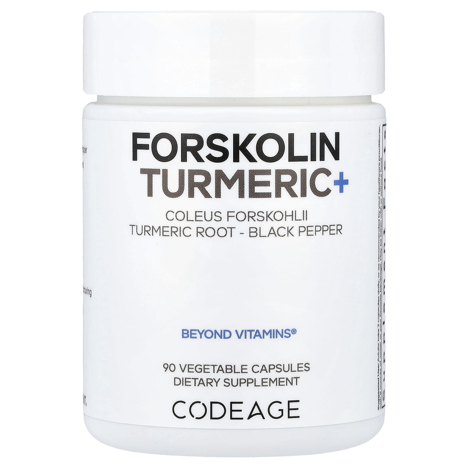 Codeage Forskolin Turmeric+ | Boost Metabolism & Anti-Inflammatory - Image 1