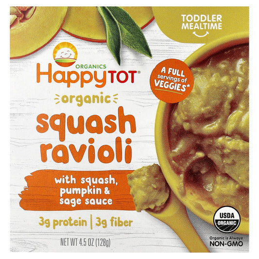 Happy Family Organic Squash Ravioli for Toddlers 2+ Years - Image 1