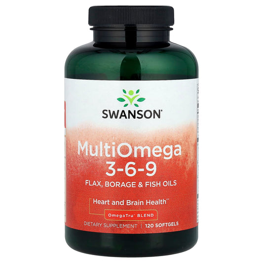 Swanson, MultiOmega 3-6-9, 120 Softgels - Image 1