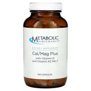 Maintain Metabolism with Cal/Mag Plus and Vitamin D K2