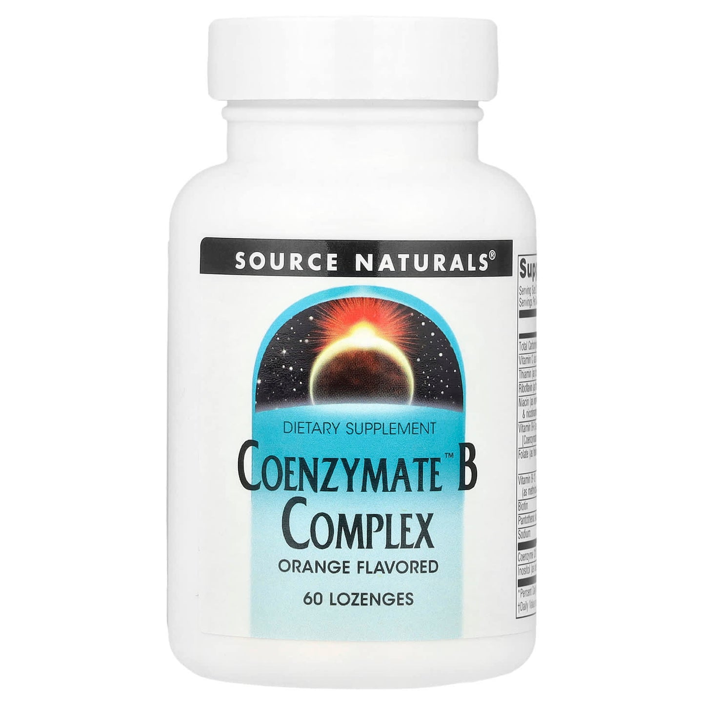 Source Naturals, Coenzymate™ B Complex, Orange, 60 Lozenges - Image 1