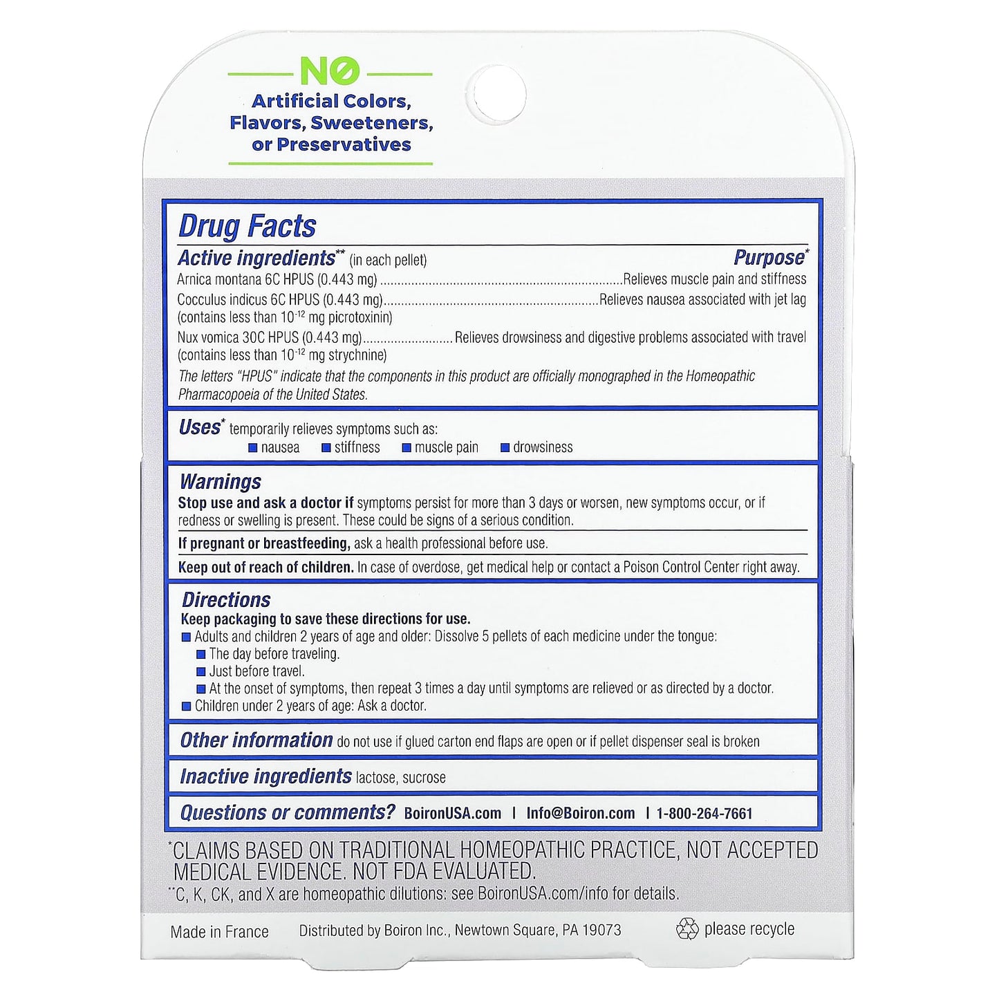 Jet Lag Relief Homeopathic Medicine - Boiron Combo Pack - Image 2