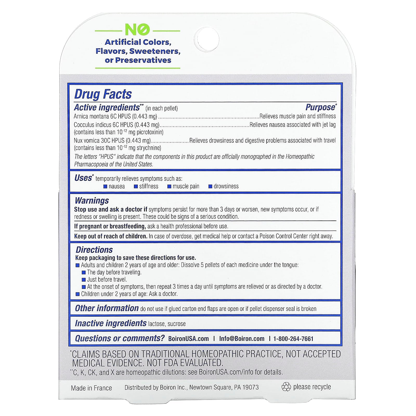 Jet Lag Relief Homeopathic Medicine - Boiron Combo Pack - Image 2