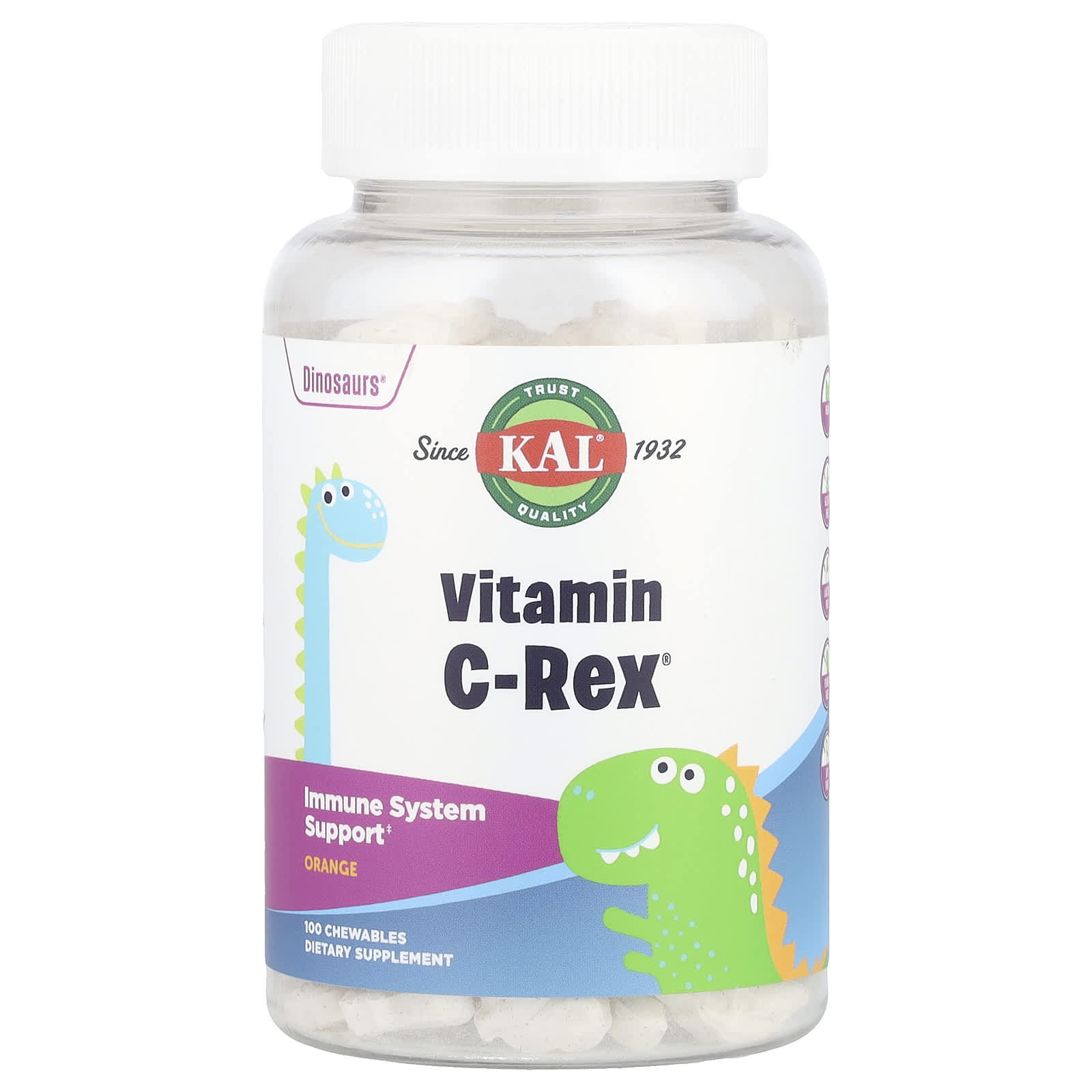 KAL Vitamin C-Rex for Kids - Immune Support & Healthy Bones - Image 1