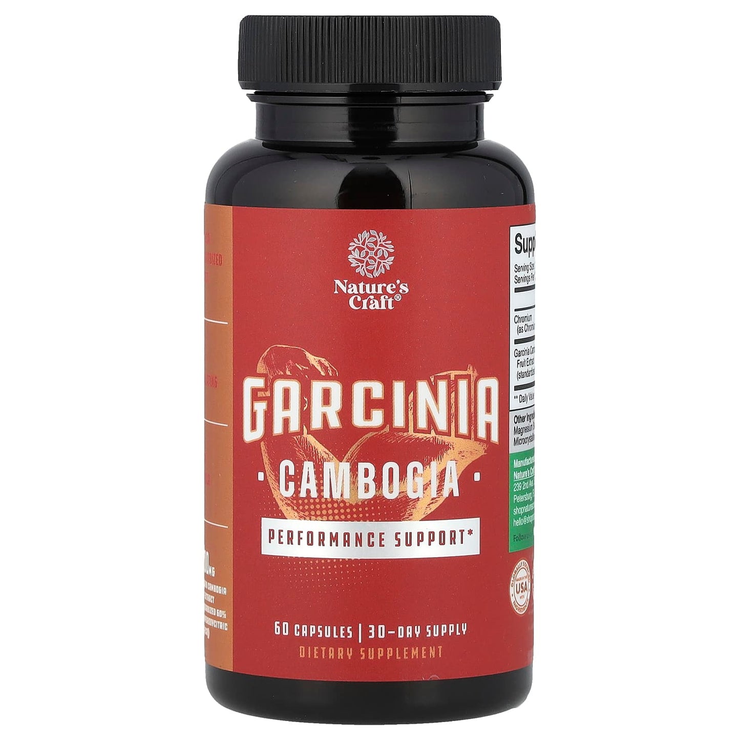 Nature's Craft, Garcinia Cambogia, 60 Capsules - Image 1
