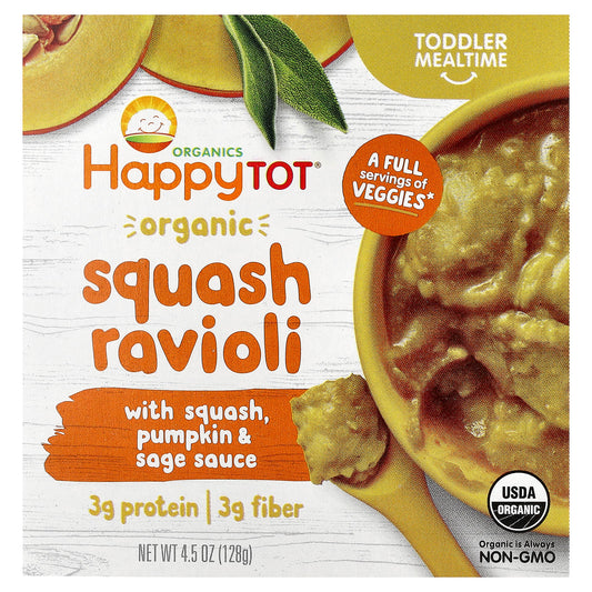 Happy Family Organic Squash Ravioli for Toddlers 2+ Years - Image 1