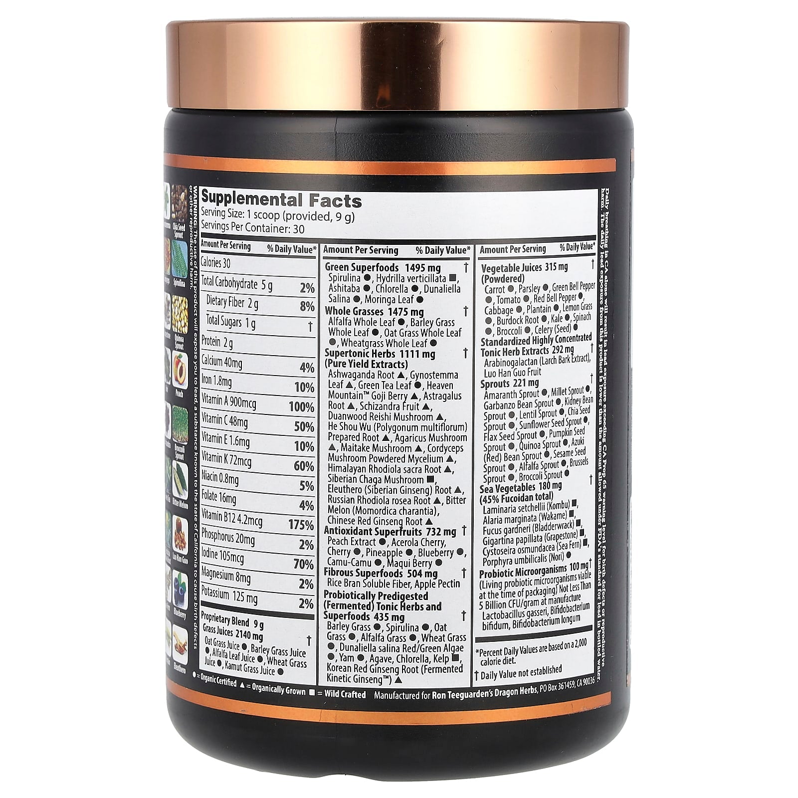 Dragon Herbs Tonic Alchemy Superfood Blend for Radiant Health - Image 2