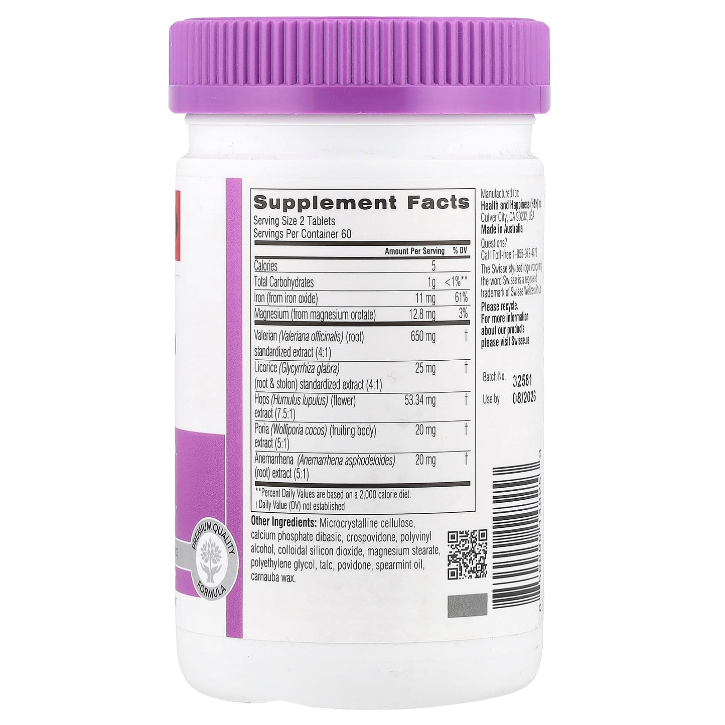 Swisse, Ultiboost®, Sleep, 120 Tablets - Image 2