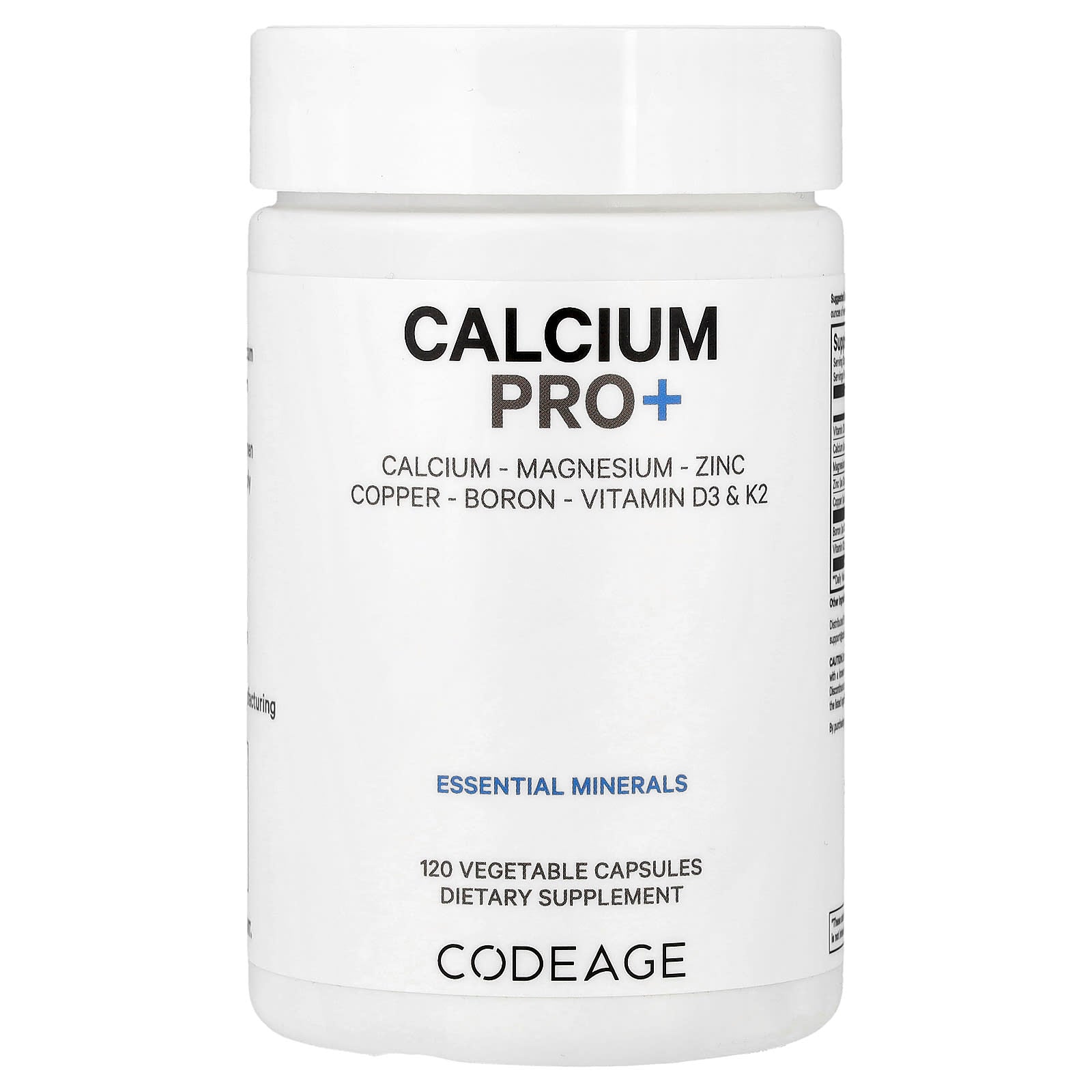 Codeage Calcium Pro+, 4-Month Supply of Essential Minerals for Men & Women - Image 1