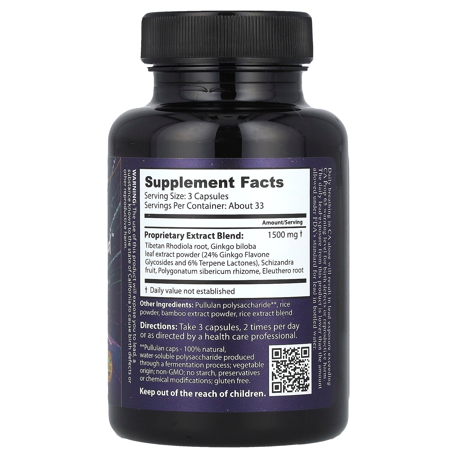 Boost Mental Power with Dragon Herbs Diamond Mind - 100 Capsules - Image 2