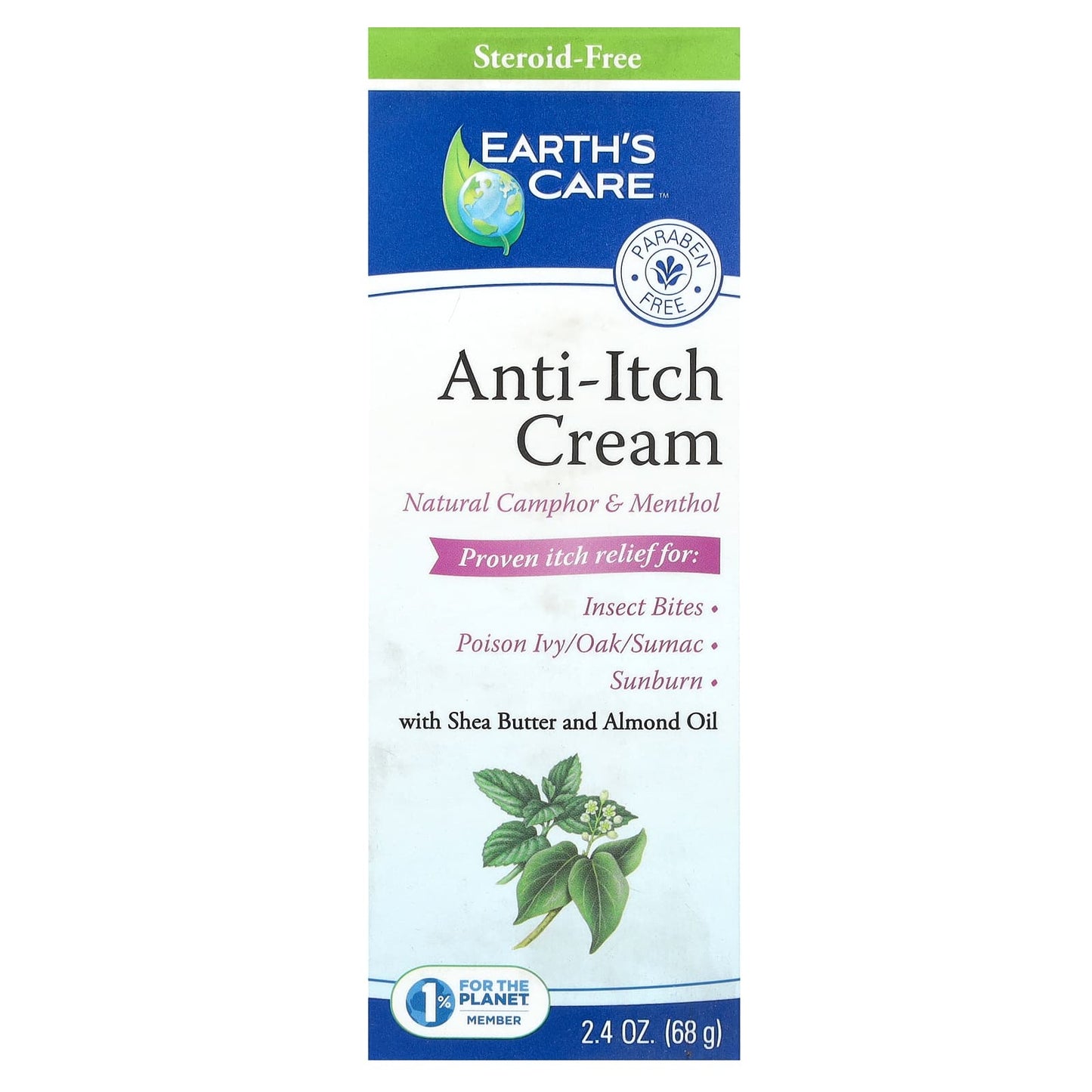 Earth's Care Anti-Itch Cream with Shea Butter & Almond Oil - Image 2