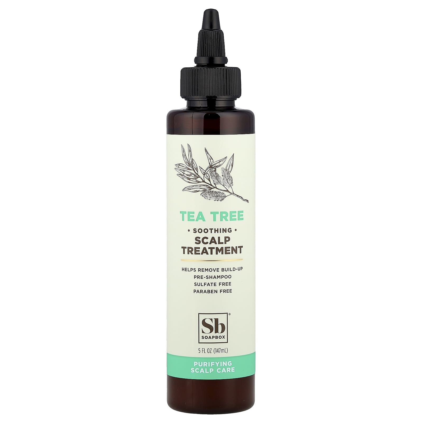 Soapbox, Soothing Scalp Treatment, Tea Tree, 5 fl oz (147 ml) - Image 1