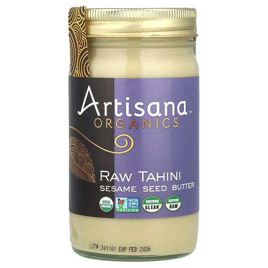 Raw Tahini by Artisana - USDA Organic Sesame Seed Butter - Image 1
