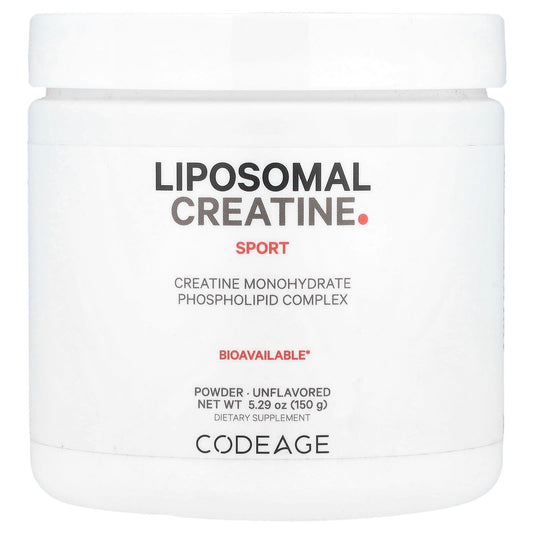 Codeage Liposomal Creatine Powder - Unflavored, 5.29 oz (150g) - Image 1