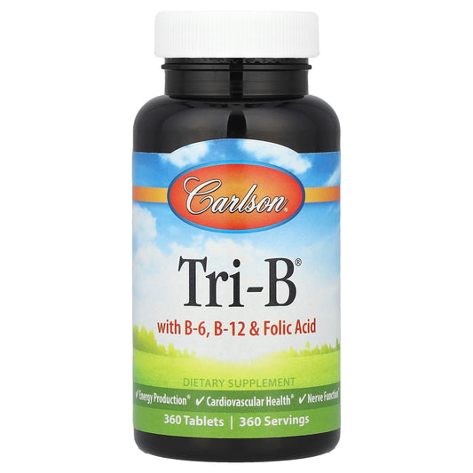 Carlson Tri-B with B Vitamins and Folic Acid, 360 Count - Image 1