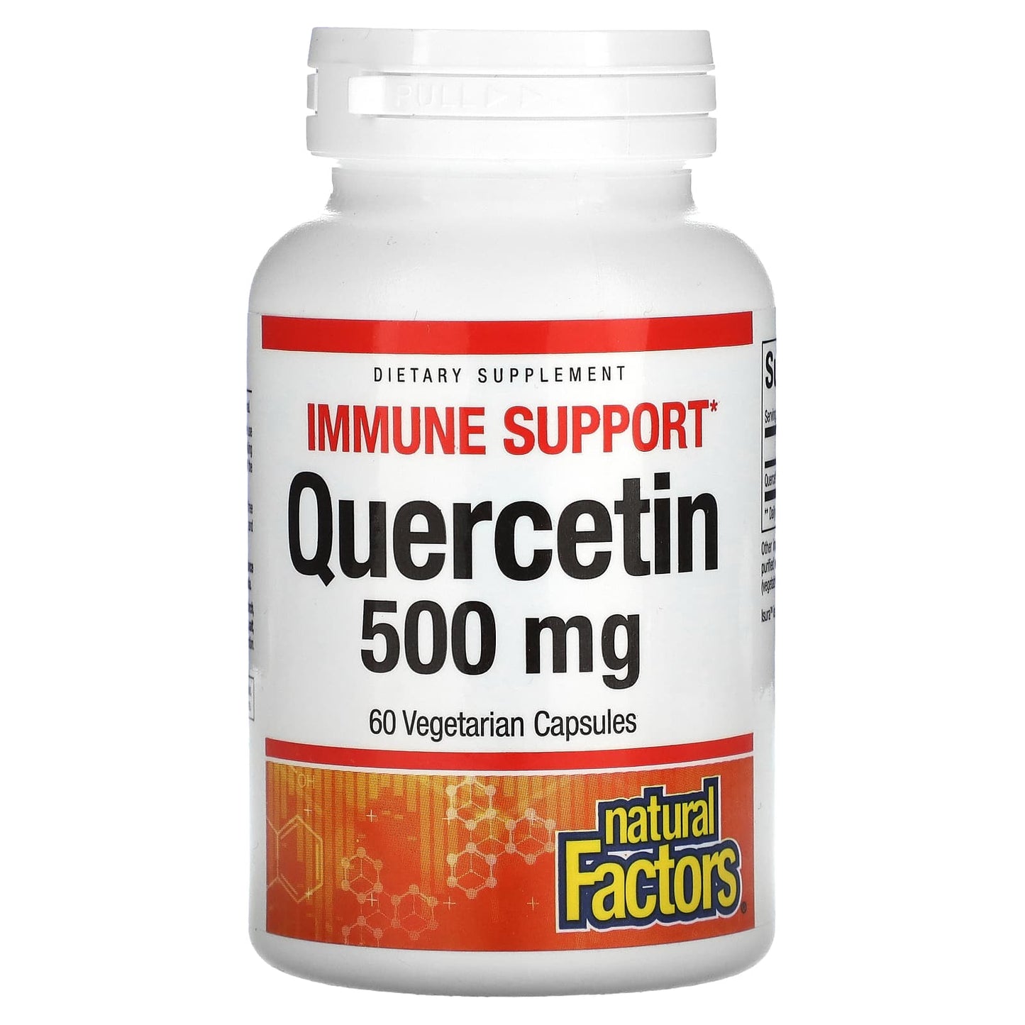 Natural Factors, Quercetin, 500 mg, 60 Vegetarian Capsules - Image 1