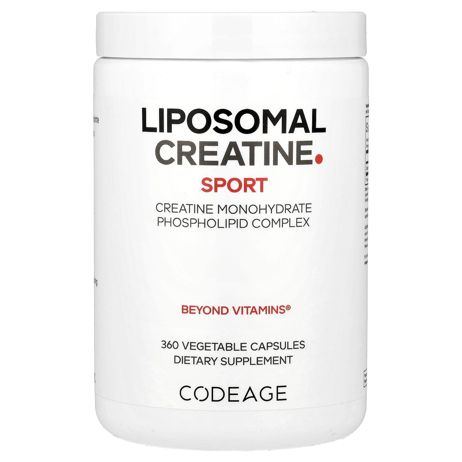 Codeage Liposomal Creatine - Boost Fitness Performance with 625mg Capsules - Image 1