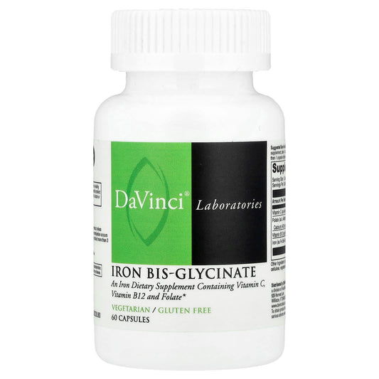 DaVinci Laboratories Iron Bis-Glycinate Supplement for Vegans - Image 1
