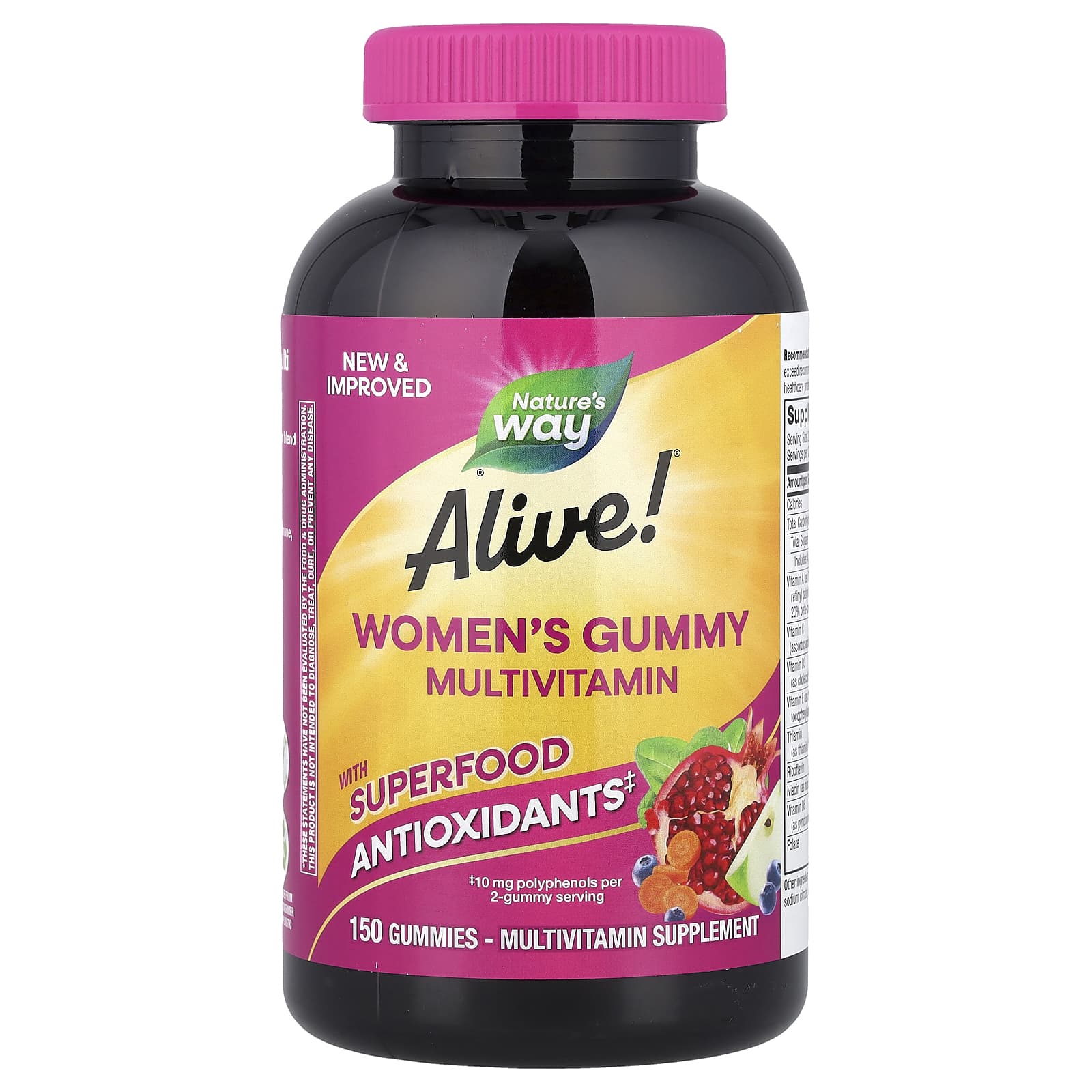 Nature's Way, Alive!® Women's Gummy Multivitamin, Mixed Berry, 150 Gummies - Image 1