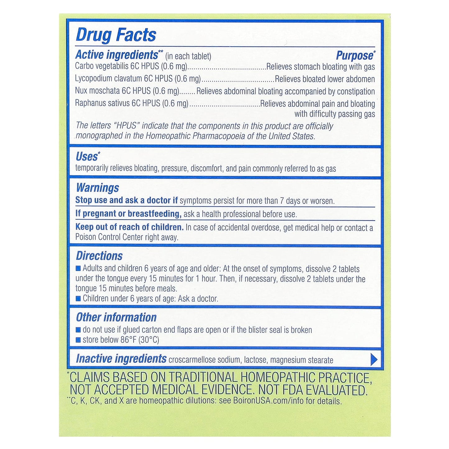 Boiron Gasalia 60 Meltaway Tablets for Instant Gas Relief - Image 2