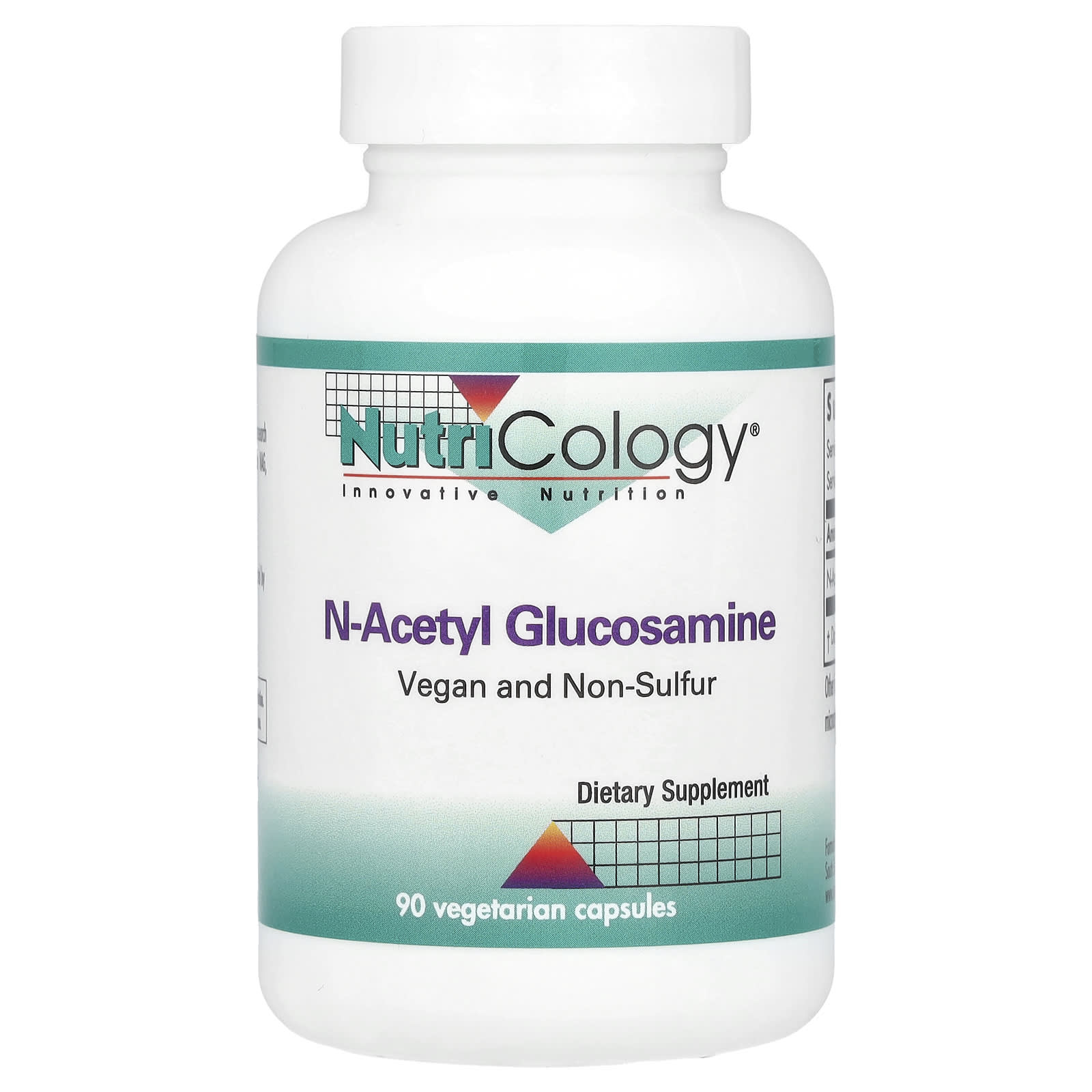 Nutricology, N-Acetyl Glucosamine, 500 mg , 90 Vegetarian Capsules - Image 1