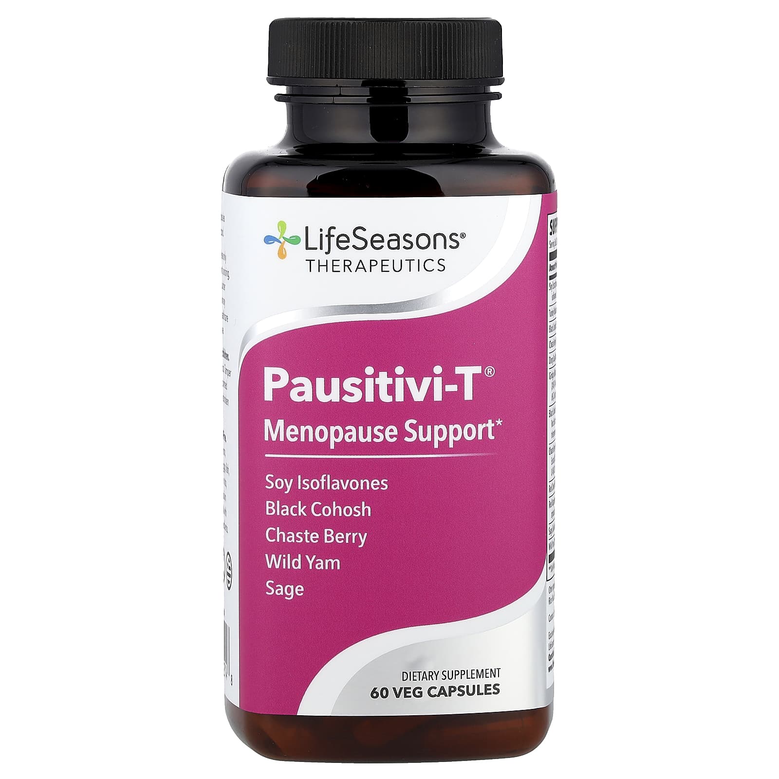 LifeSeasons, Pausitivi-T®, Menopause Support, 60 Veg Capsules - Image 1
