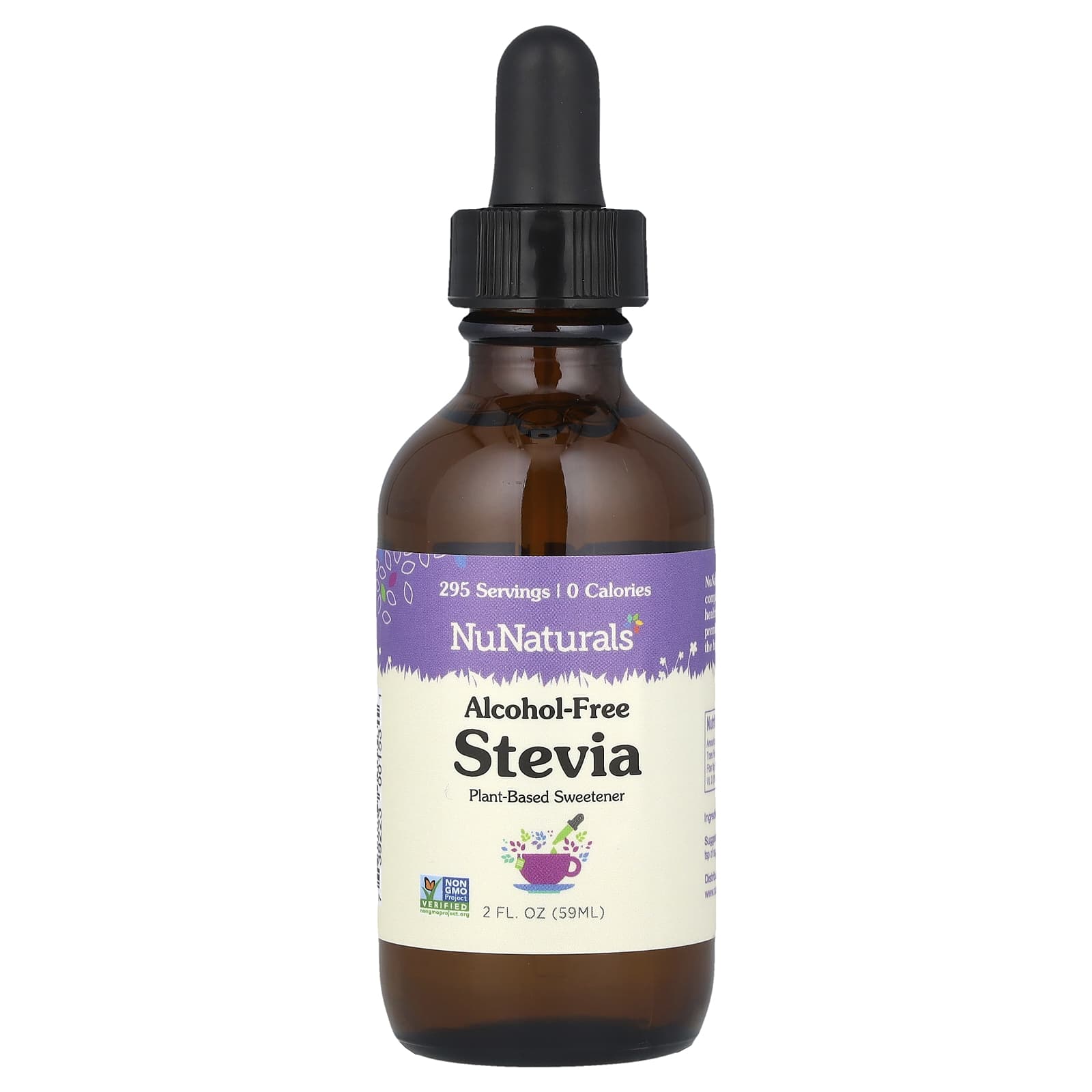 NuNaturals, Stevia, Alcohol-Free , 2 fl oz (59 ml) - Image 1