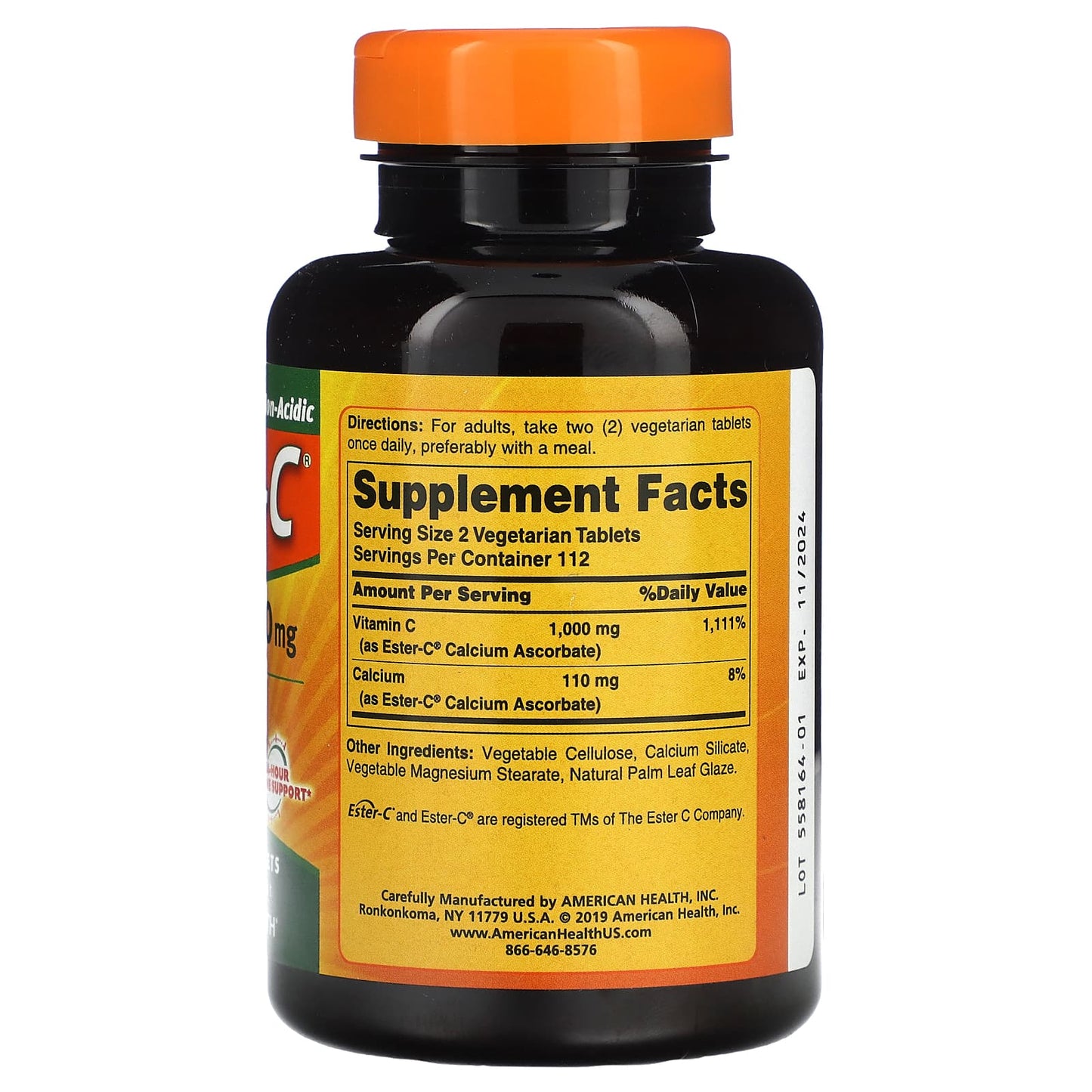 Boost Immunity with American Health Ester-C 500mg Tablets - Image 2