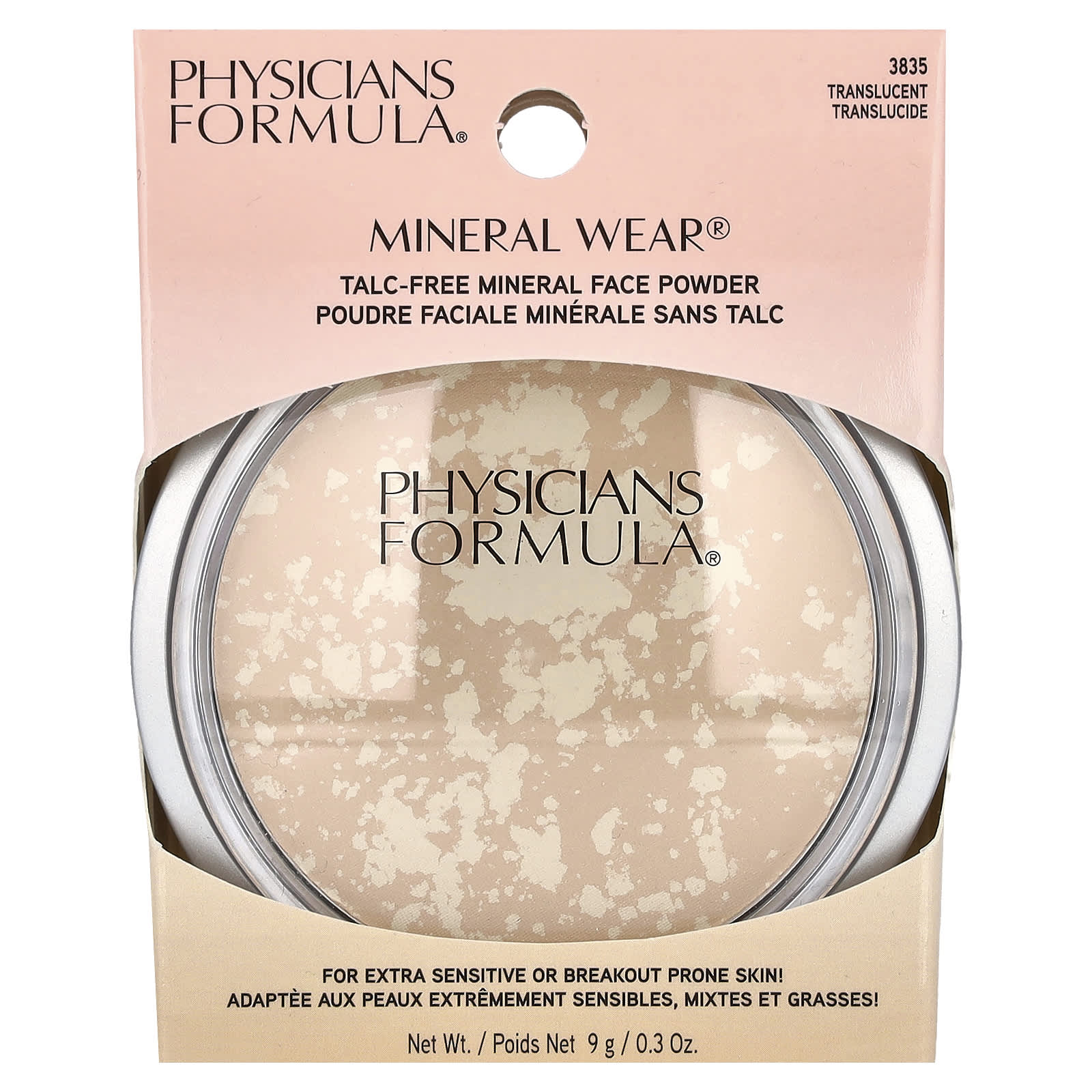 Physicians Formula, Mineral Wear, Talc-Free Mineral Face Powder, 3835 Translucent, 0.3 oz (9 g) - Image 2