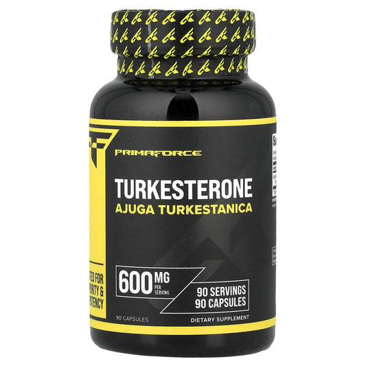Primaforce, Turkesterone, 600 mg, 90 Capsules - Image 1