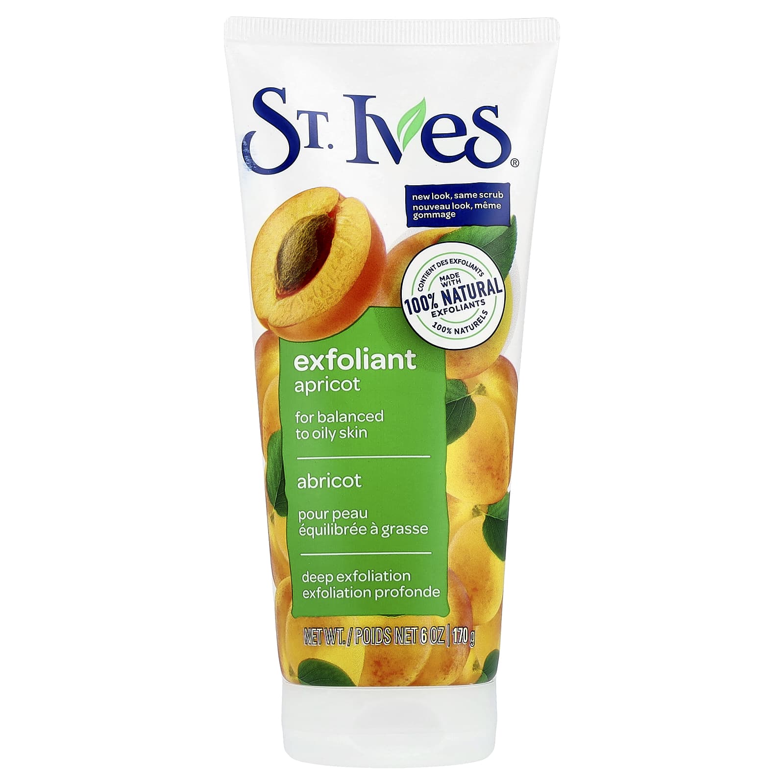St. Ives, Exfoliant, For Balanced To Oily Skin, Apricot , 6 oz (170 g) - Image 1