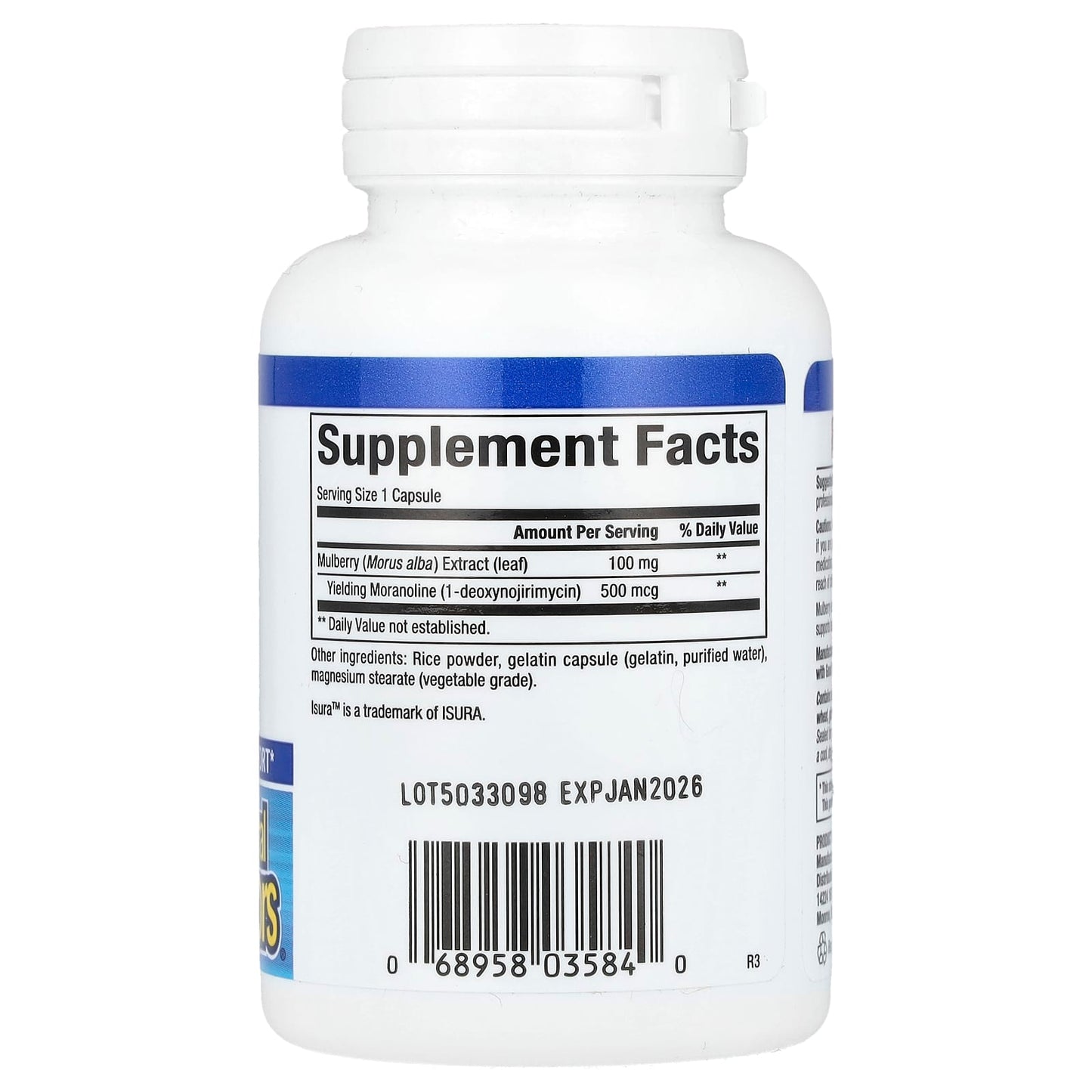 Natural Factors, WellBetX, Mulberry Extract, 100 mg, 90 Capsules - Image 2