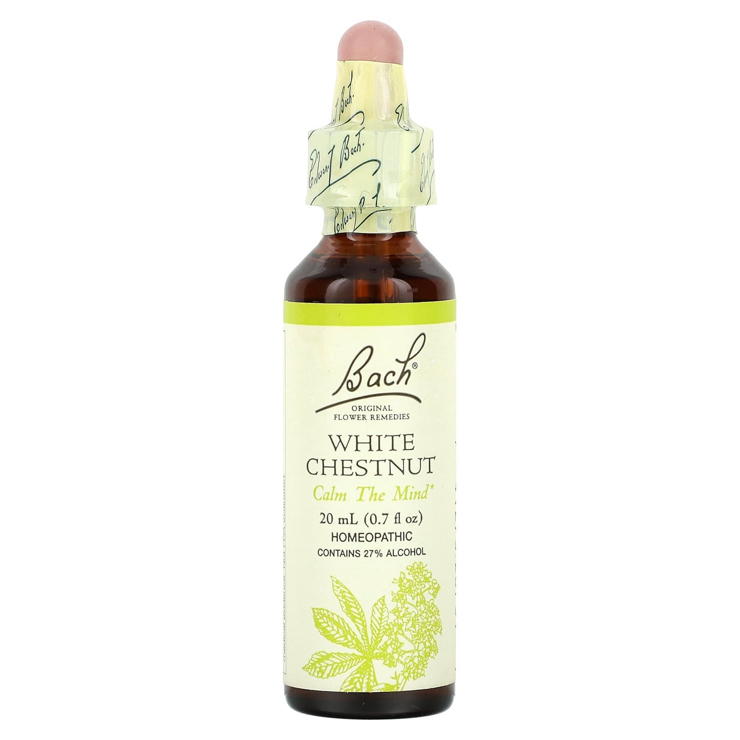 Find Peace of Mind with Bach's White Chestnut Flower Remedy, 0.7 fl oz - Image 1