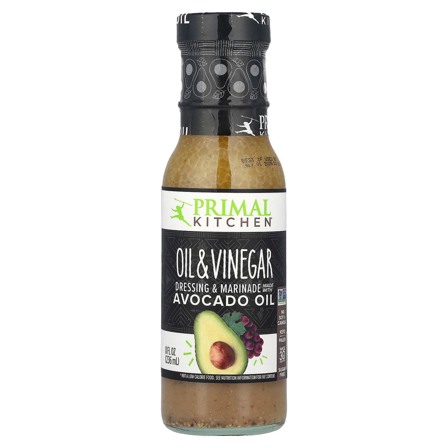 Primal Kitchen, Dressing & Marinade Made with Avocado Oil, Oil & Vinegar, 8 fl oz (236 ml) - Image 1